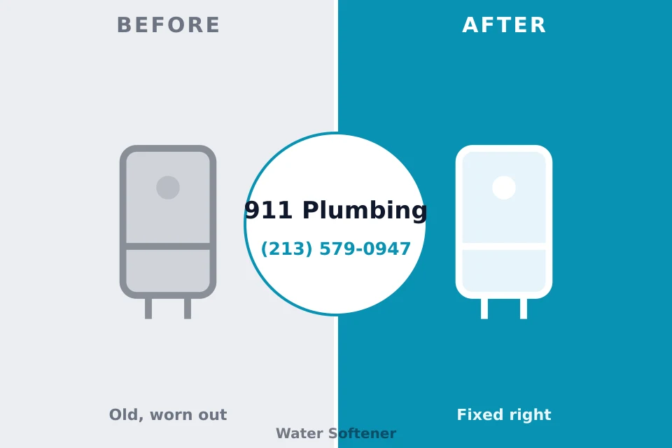 Before and after: plumbing repair Palm Springs, FL